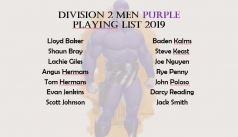 2019 Division 2 Men Purple Squad