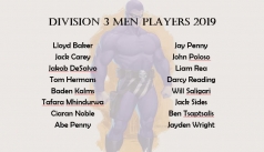 2019 Division 3 Men Squad