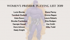 2019 Premier Women Squad